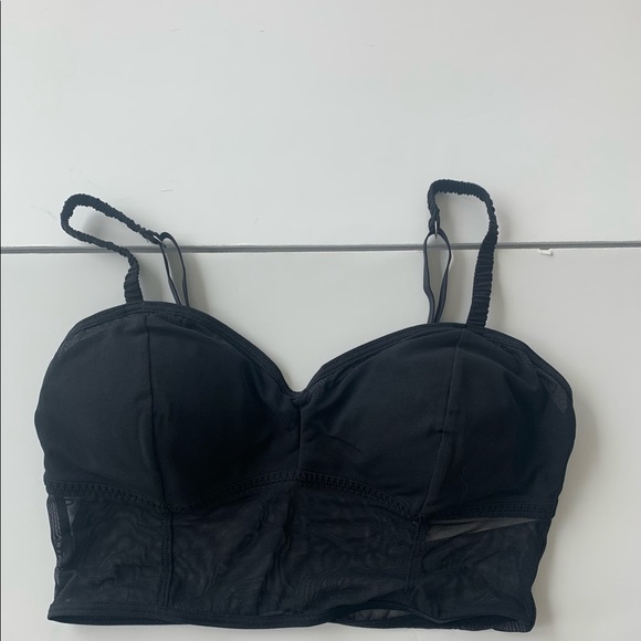 Bralette black mesh. NWT - Picture 3 of 3